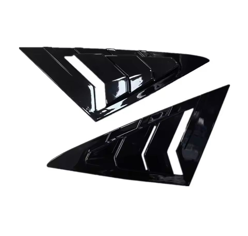 Volkswagen Golf MK7-7.5 2013-2019 Front Gloss Black  Window Shutter 2PC