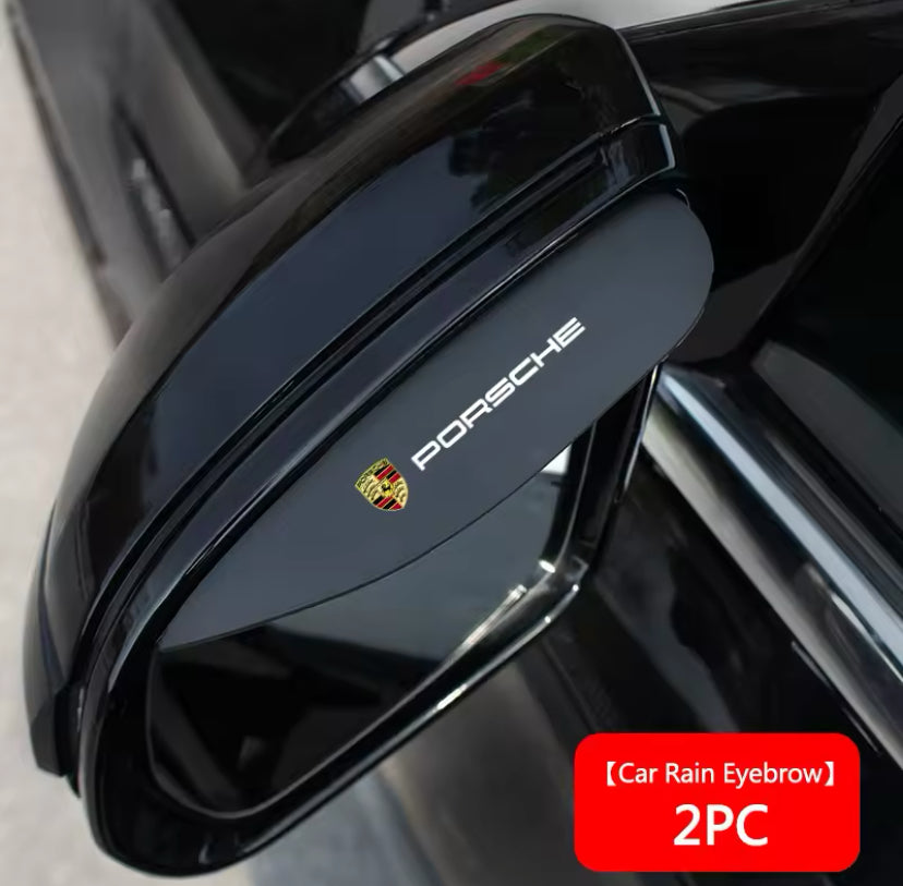 Porsche Rear View Mirror Rain Reflector 2PC