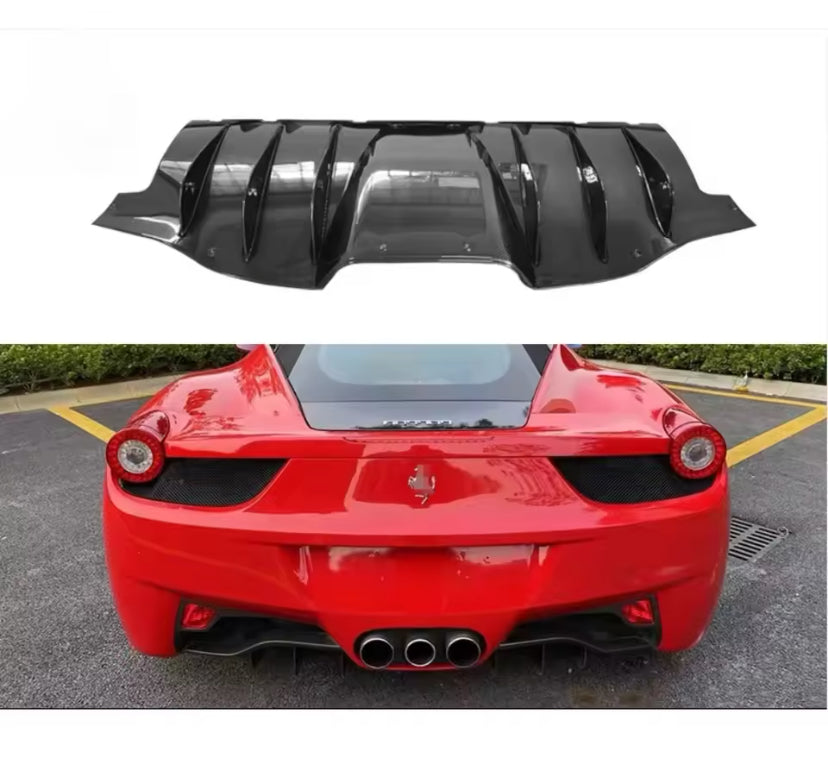 Ferrari 458 2011-2014 Carbon Fibre Rear Diffuser