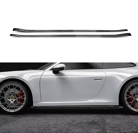 Porsche 992 Carbon Fibre Side Skirt 2PC