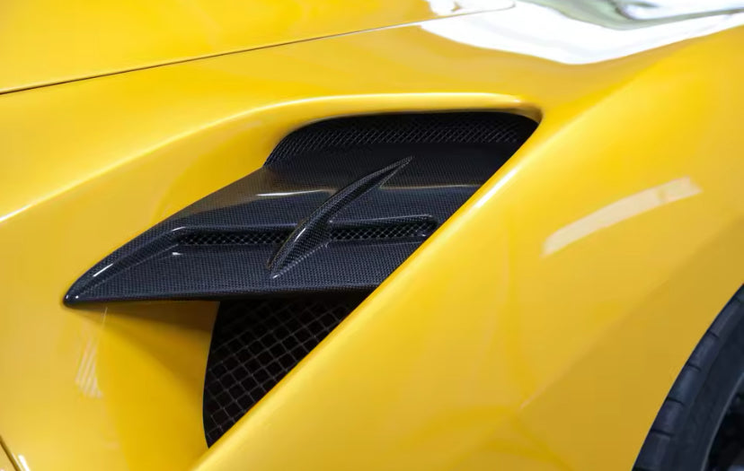 Ferrari 488 SC Carbon Fibre Side Air Vent 2PC