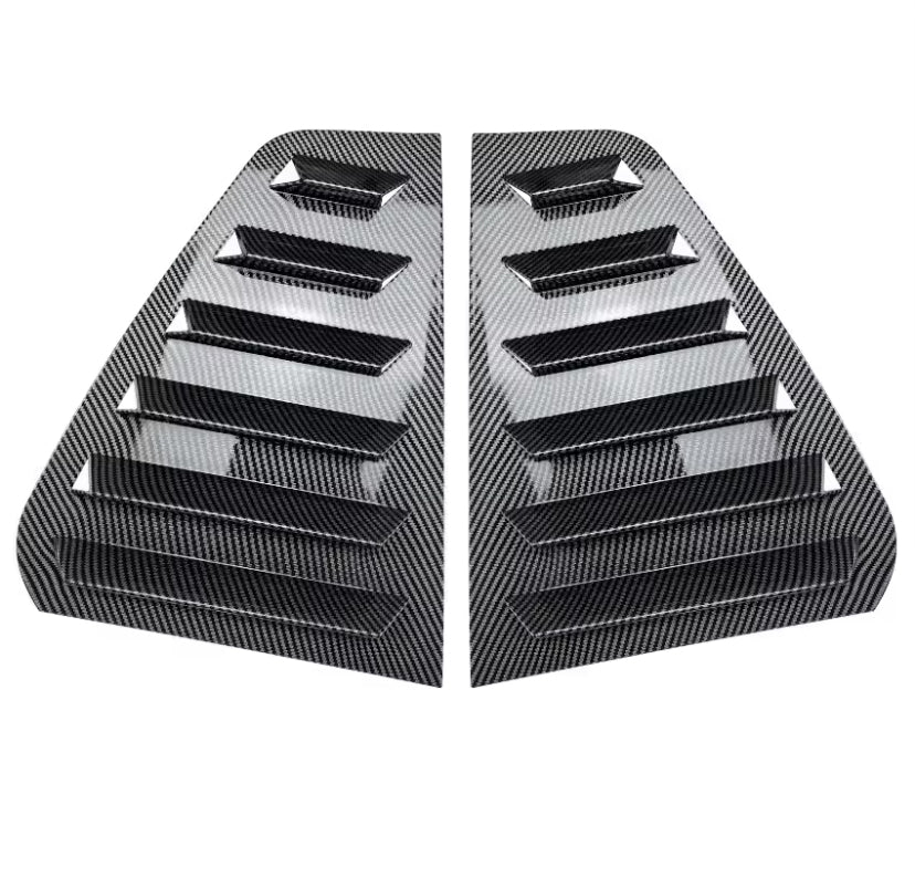 Volkswagen Golf MK6 Rear Carbon Fibre Shutter Cover 2PC