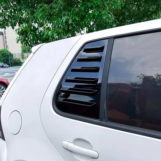 Volkswagen Golf MK4 Rear Gloss Black Shutter Cover 2PC