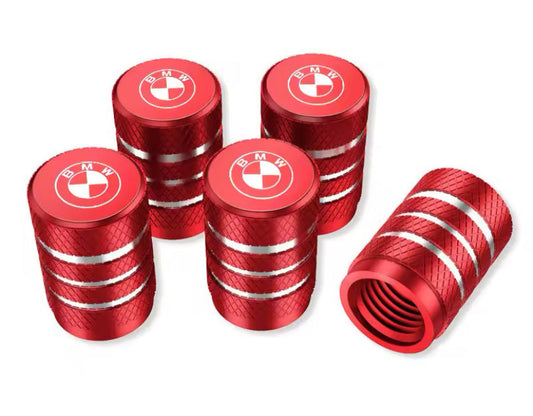 BMW Valve Caps Red 5PC