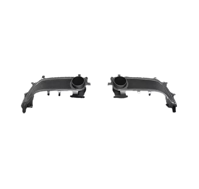 Ferrari 488 SC Carbon Fibre Exhaust Cover 2PC