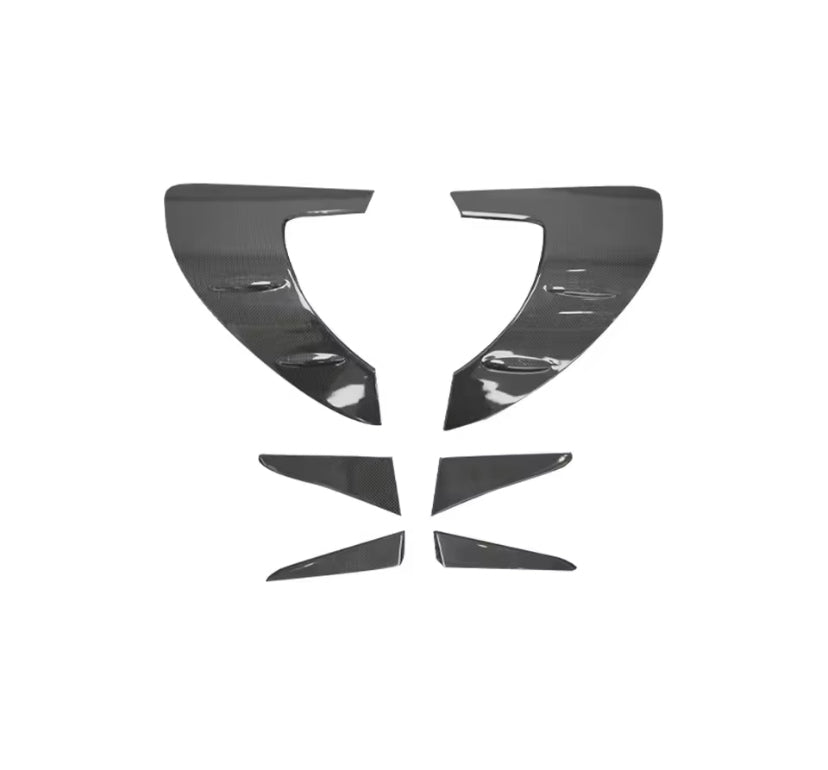 Ferrari 296 GTB Carbon Fibre Rear Fender Vent 4PC