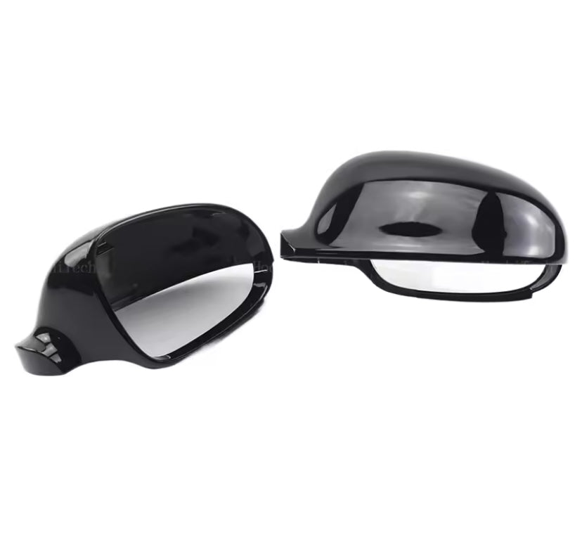 Volkswagen Golf MK5 2003-2009 Gloss Black Mirror Cap 2PC