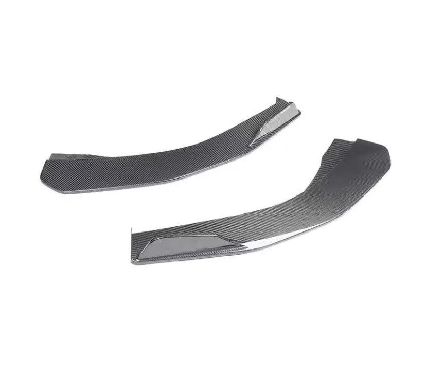 Ferrari F8 Carbon Fibre Front Bumper Corner Extension 2PC