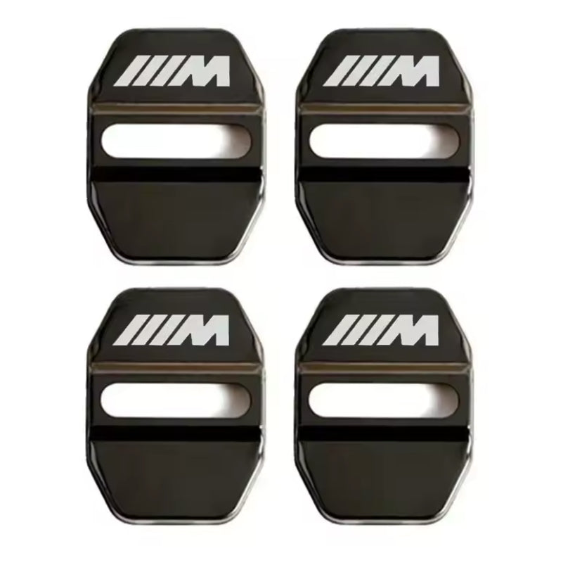 BMW M Door Lock Cover 4PC Style 1