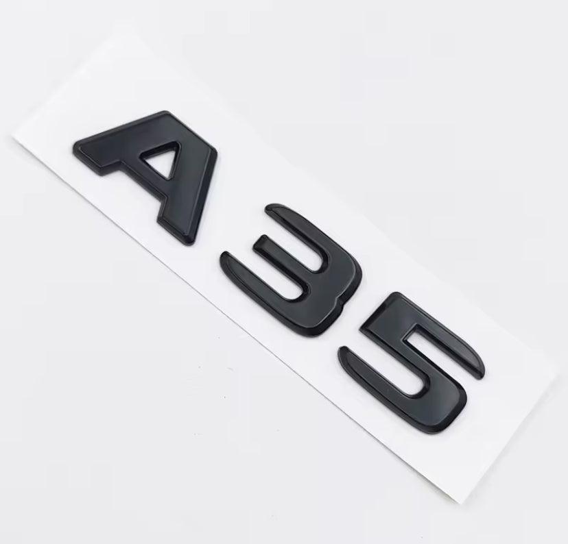 Mercedes-Benz Black A35 Badge