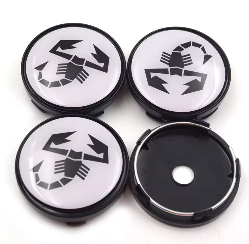 Abarth Centre Cap 60MM 4PC Style 6