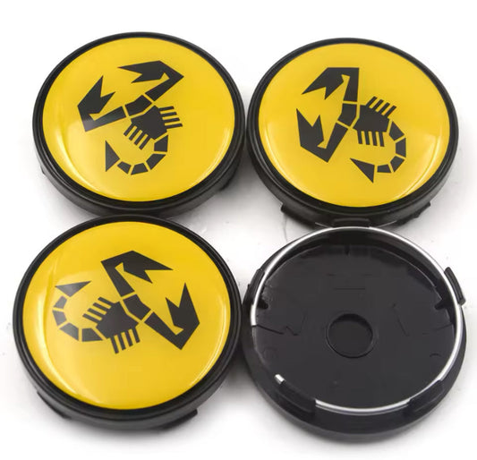 Abarth Centre Cap 60MM 4PC Style 1
