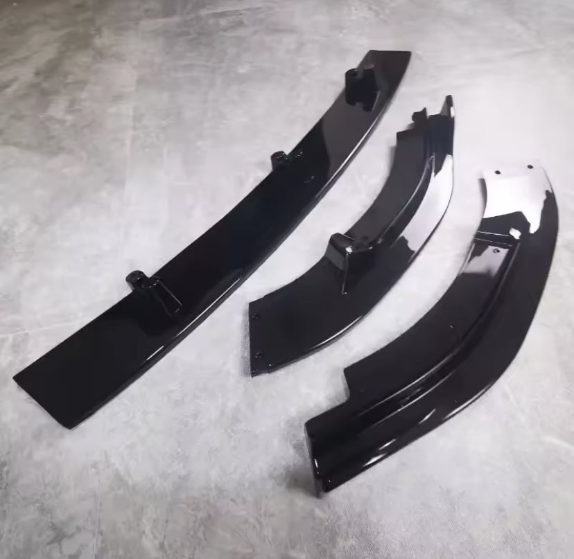 Volkswagen Golf MK6 2009-2013 Gloss Black Front Lip 3PC