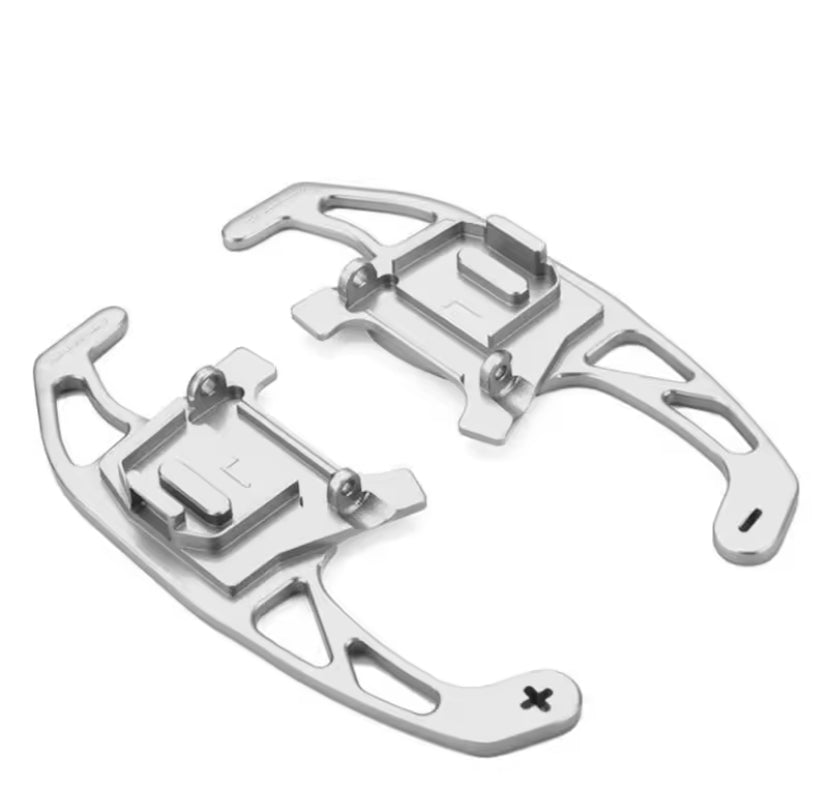 Volkswagen Golf MK7-7.5/Tiguan/Passat/Polo/T-Roc/Scirocco Silver Paddle Shifters 2PC