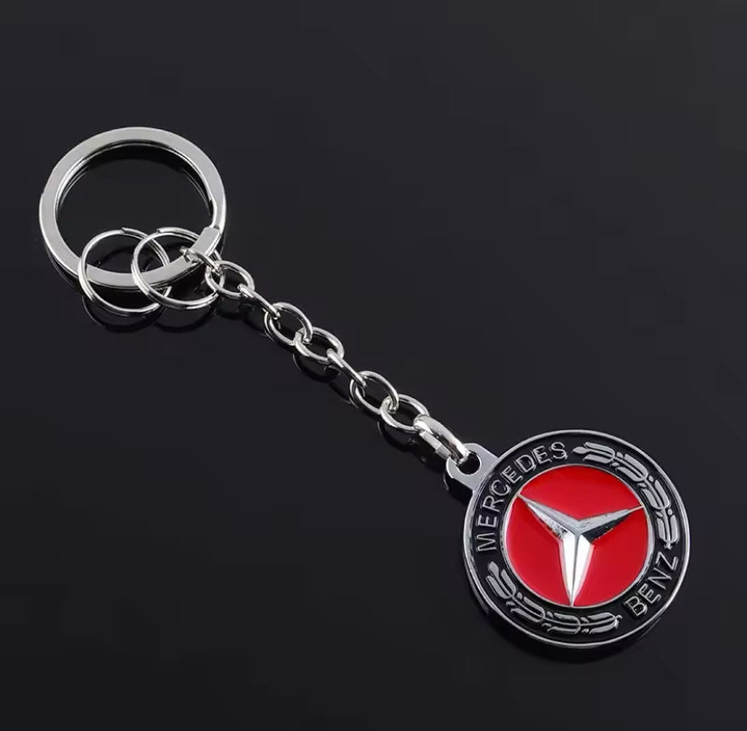 Mercedes-Benz Black Red Keychain