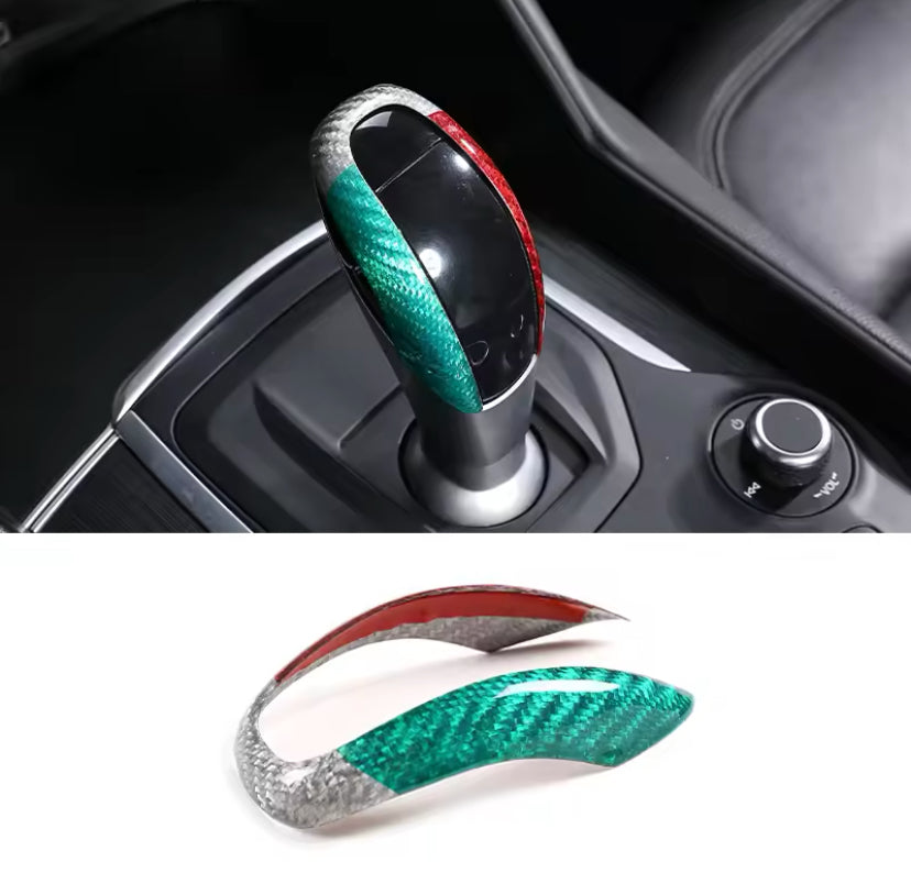 Alfa Romeo Giulia/Stelvio 2017-2019 Shifter Real Multi-Colour Carbon Fibre Cover