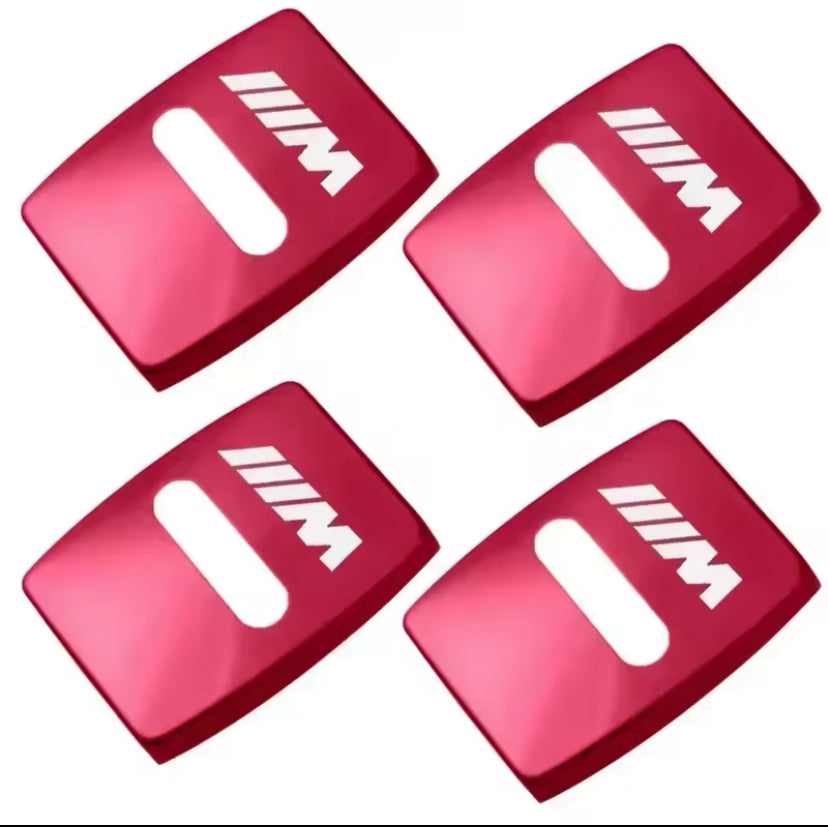BMW M Door Lock Cover 4PC Style 9