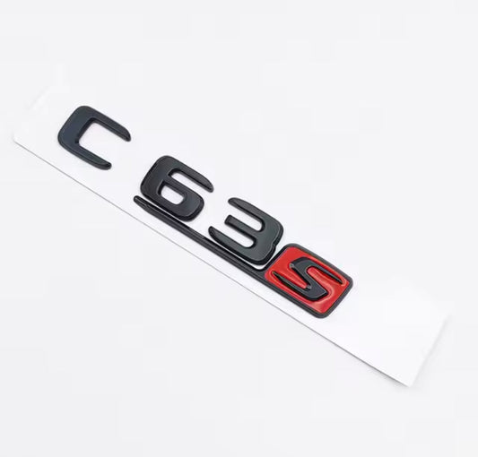 Mercedes-Benz AMG C63S Rear Badge