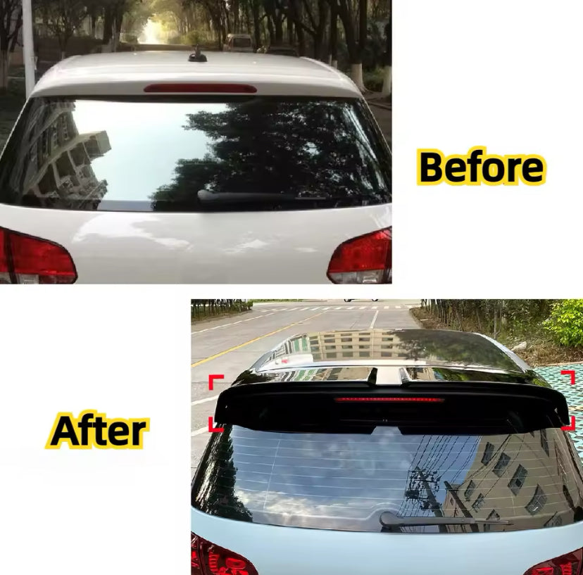 Volkswagen Golf MK6 2009-2013 Rear Spoiler Gloss Black