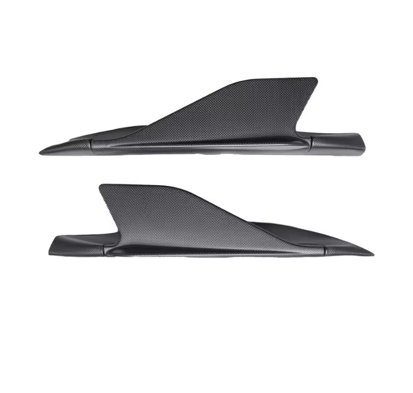 Ferrari 488 SC Carbon Fibre Side Skirt Extension 2PC