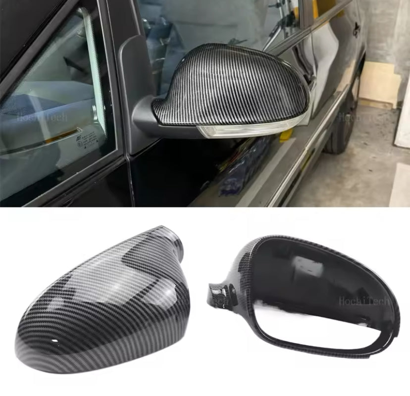 Volkswagen Golf MK5 2003-2009 Carbon Fibre Mirror Cap 2PC