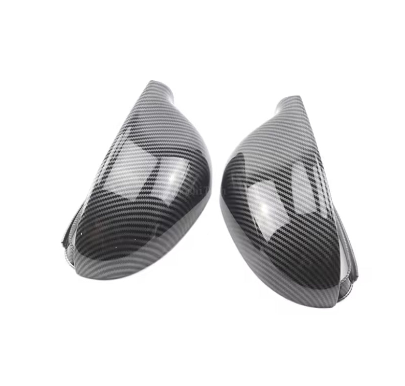 Volkswagen Golf MK5 2003-2009 Carbon Fibre Mirror Cap 2PC