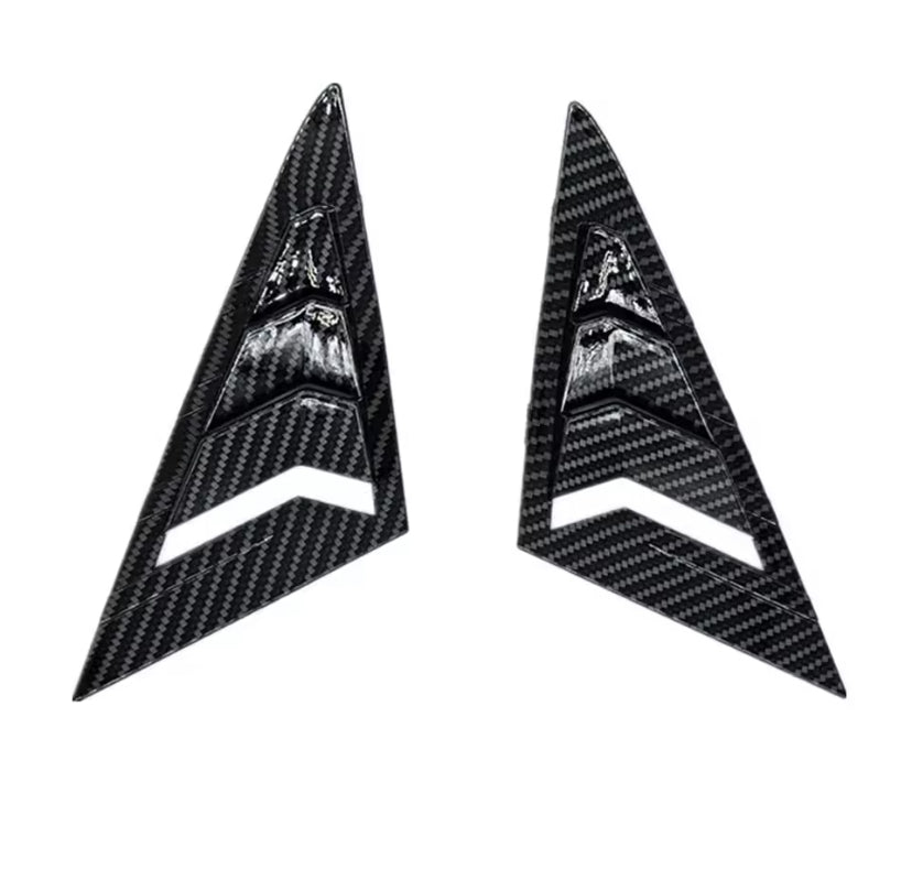 Volkswagen Golf MK7-7.5 2013-2019 Front Carbon Fibre Window Shutter 2PC