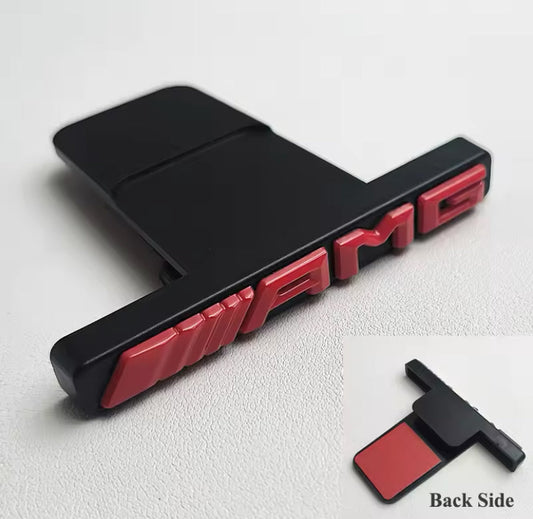 Mercedes-Benz Front Grille AMG Logo Black Red