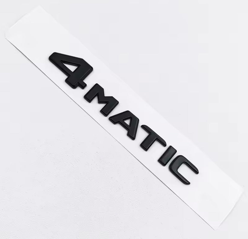 Mercedes-Benz Black 4Matic Badge