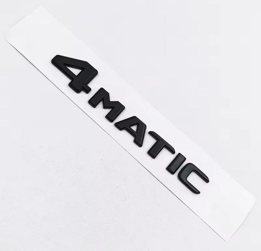 Mercedes-Benz Black 4Matic Badge