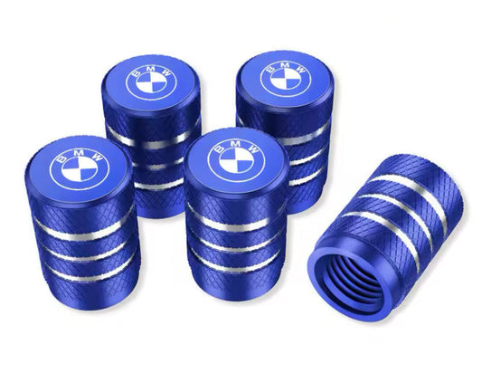 BMW Valve Caps Blue 5PC