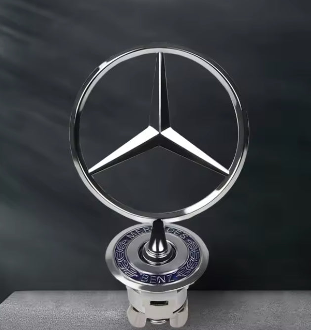 Mercedes-Benz AMG Hood Emblem Blue