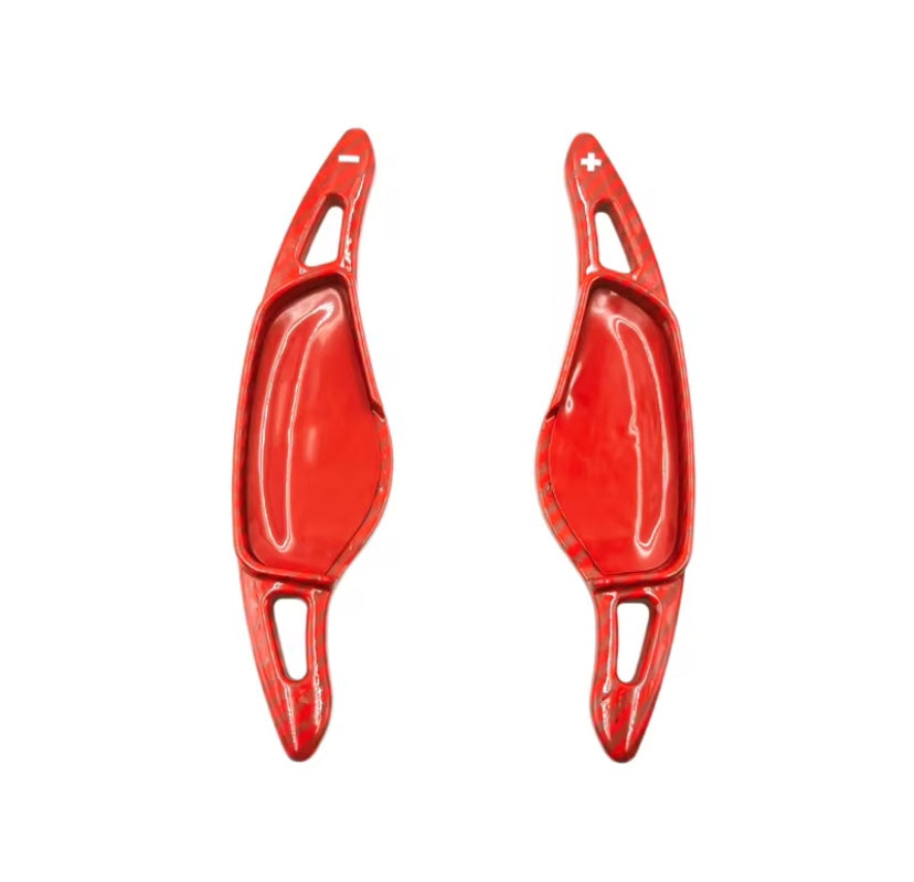 BMW Series 3/5/6/7/8 2016-2021 Red Carbon Fibre Paddle Shifters