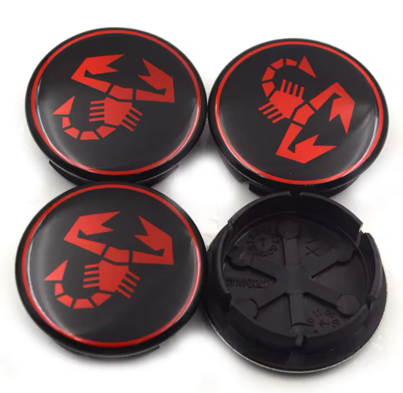 Abarth Centre Cap 50MM 4PC Style 4