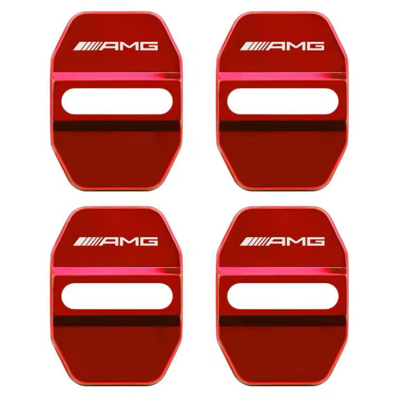 Mercedes-Benz AMG Red Door Lock Cover 4PCS