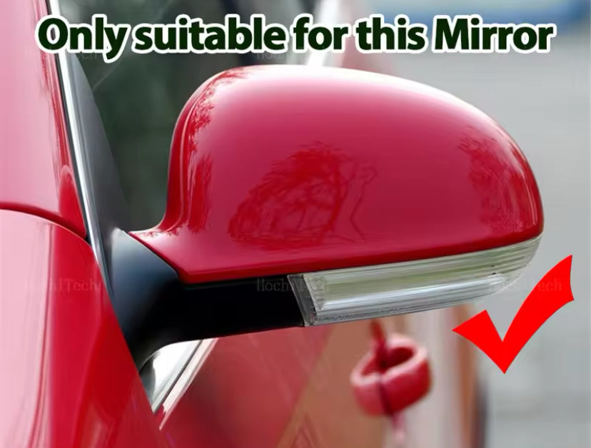 Volkswagen Golf MK5 2003-2009 Gloss Black Mirror Cap 2PC