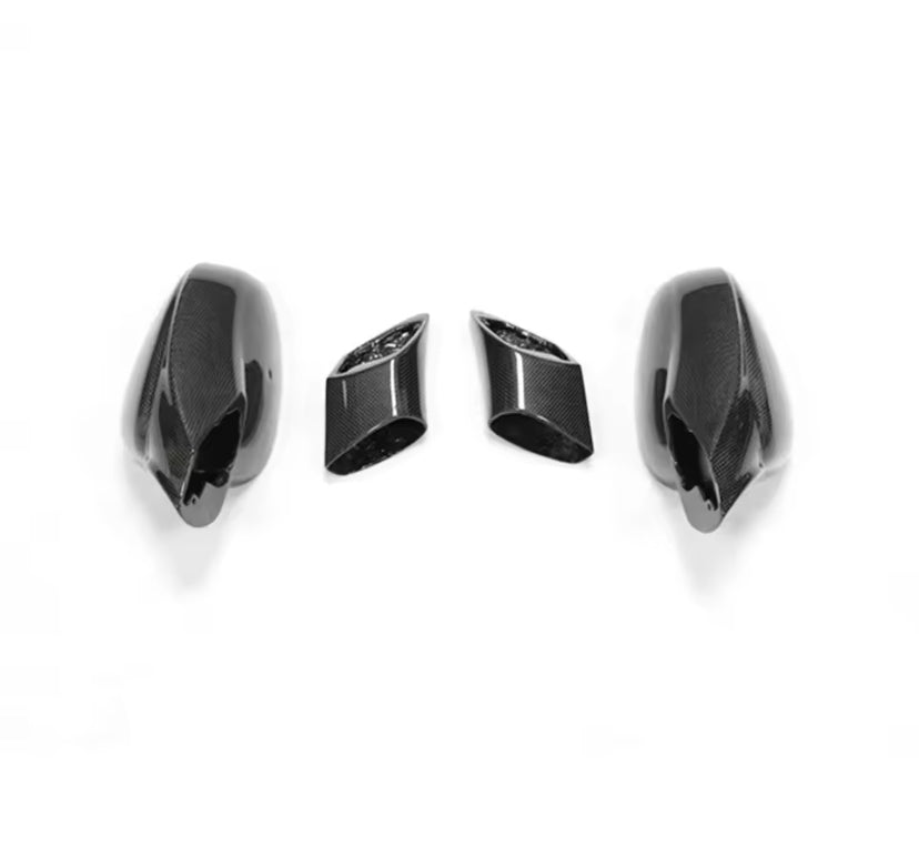 Ferrari 458/488/F8 Carbon Fibre Rear View Mirror Cover 4PC