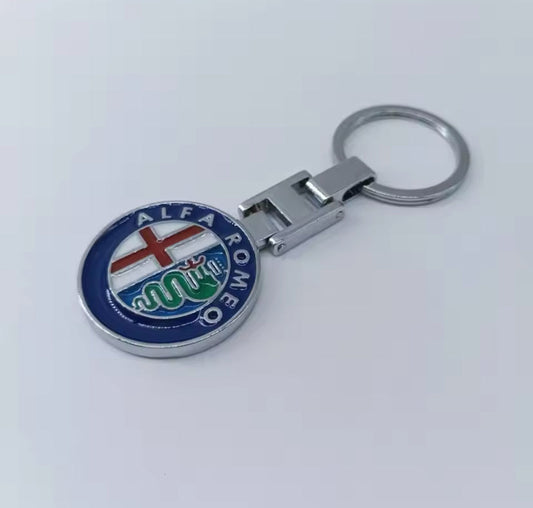 Alfa Romeo Emblem Keychain