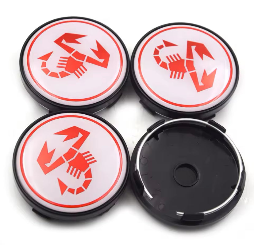 Abarth Centre Cap 60MM 4PC Style 4