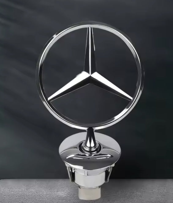 Mercedes-Benz AMG Hood Emblem Silver