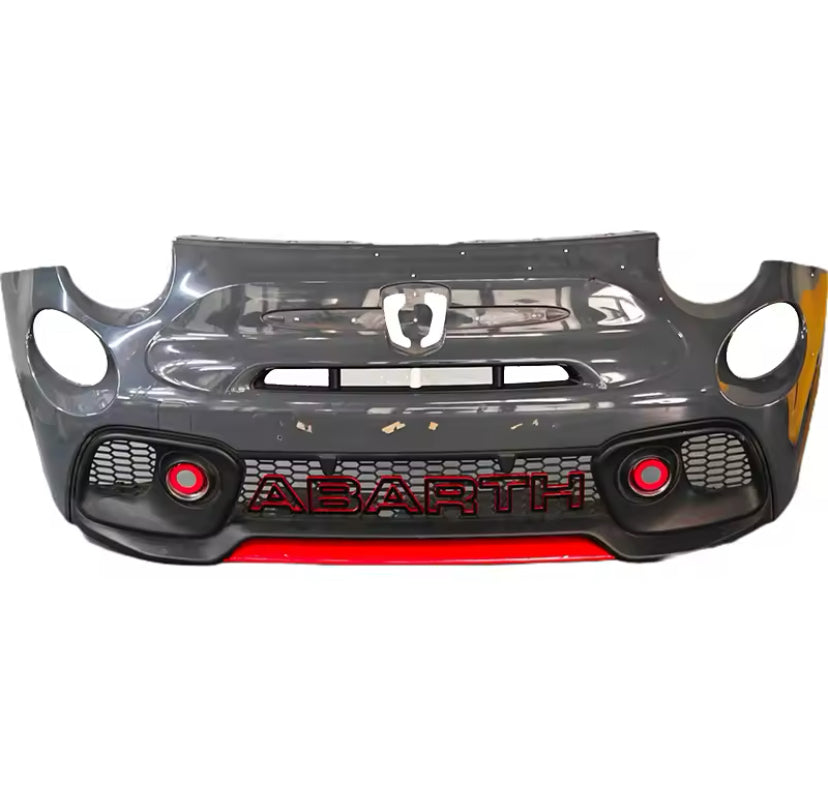 Abarth Front Bumper Lower Grille Clip On Lettering 6PC