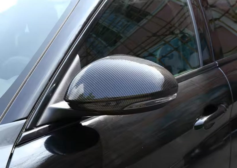 Alfa Romeo Giulia 2017-2022 Rear View Mirror Carbon Fibre Cover 2PC