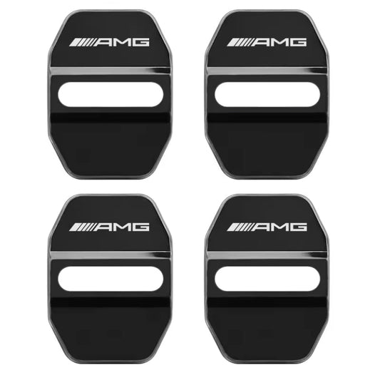 Mercedes-Benz AMG Black Door Lock Cover 4PCS