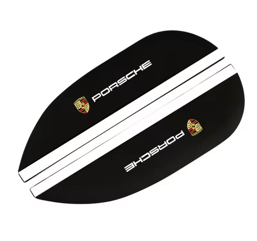 Porsche Rear View Mirror Rain Reflector 2PC