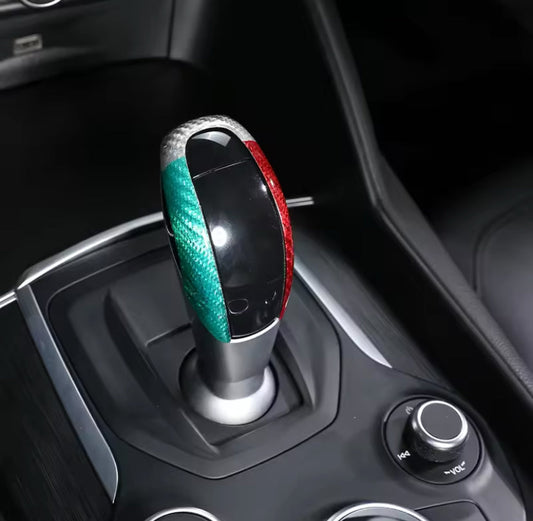 Alfa Romeo Giulia/Stelvio 2017-2019 Shifter Real Multi-Colour Carbon Fibre Cover