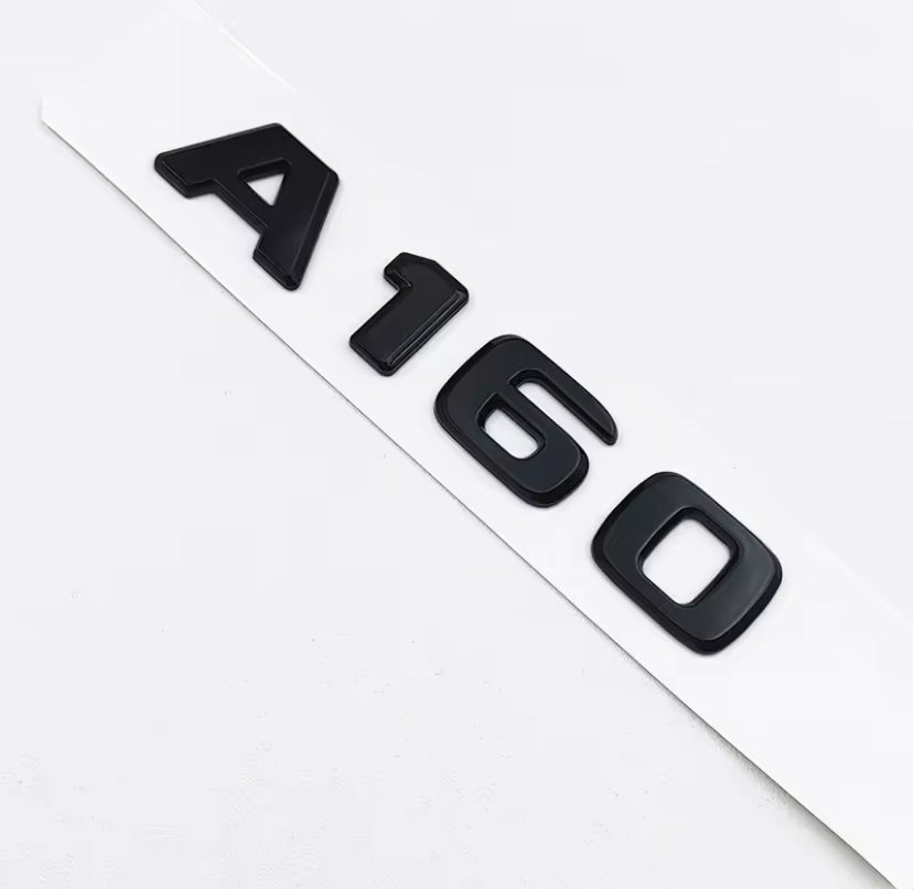 Mercedes-Benz Black A160 Badge