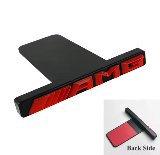 Mercedes-Benz Front Grille New AMG Logo Black Red