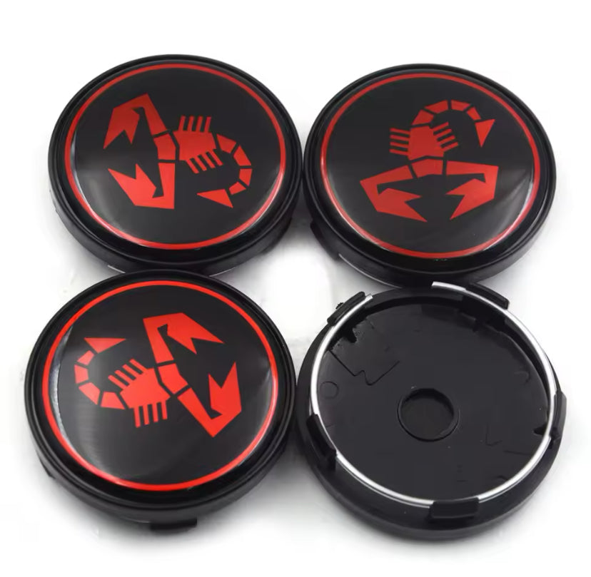 Abarth Centre Cap 60MM 4PC Style 2