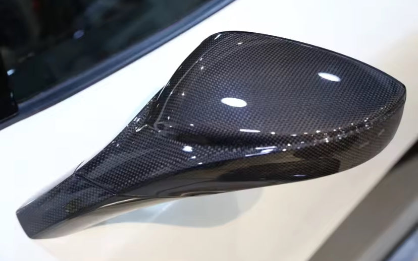 Ferrari 458/488/F8 Carbon Fibre Rear View Mirror Cover 4PC