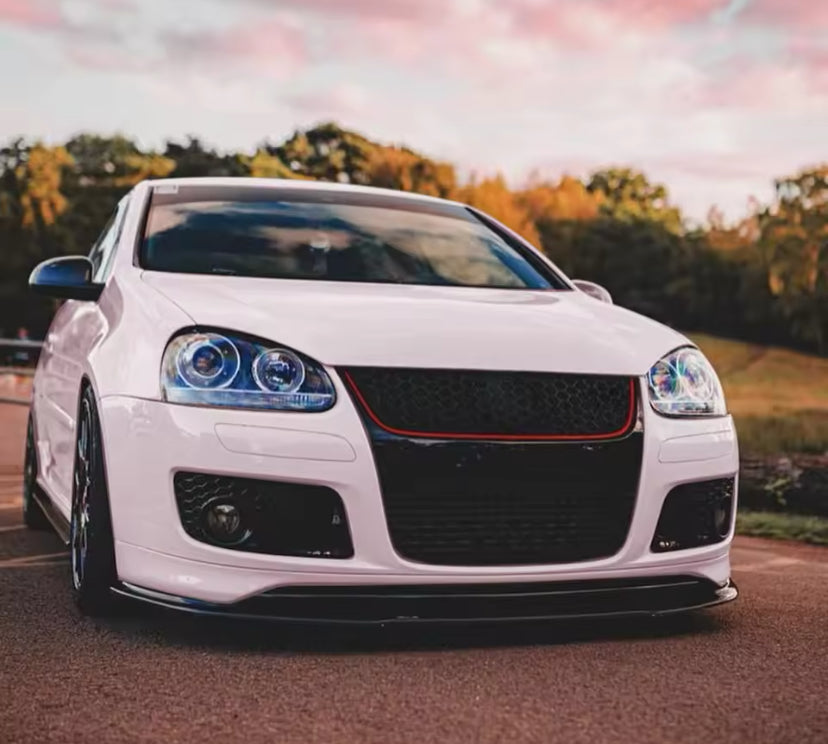 Volkswagen Golf MK5 2003-2009 Front Lip Gloss Black